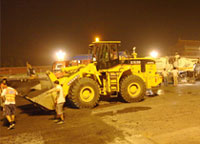 廈工參加天安門道路修整